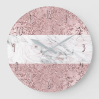Rose Gold Moderne Glam Marmor & Glitzer Dekorativ
