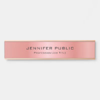 Rose Gold Moderne Glamour Vorlage Elegant