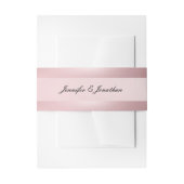 Rose Gold Moderne handgeschriebene Skriptklasse Einladungsbanderole (Vorderseite Beispiel)