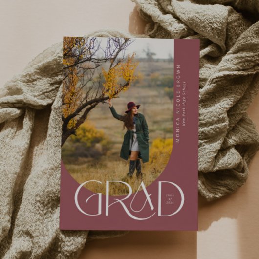 Rose Gold Moderne Kunst, Minimalistisches Foto Abs Einladung