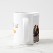 Rose Gold Moderne stilvolle Foto Tasse (Rückseite)