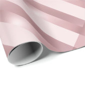 Rose Gold Moderne Vorlage Eleganter MetallLook Geschenkpapier (Rolleneckpunkt)