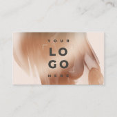 Rose Gold Moderne Wasserfarbe Visitenkarte (Vorderseite)