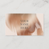 Rose Gold Moderne Wasserfarbe Visitenkarte (Vorderseite)