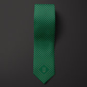 Rose Gold Monogram Diamond Pattern Neck Tie Krawatte