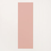 Rose Gold-Monogramm-Namensschrift Yogamatte (Rückseite)