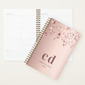 Rose Gold Monogramm Sterne Planer (Anzeige)