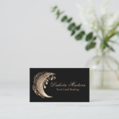 Rose Gold Moon Tarot Card Lesekarte Visitenkarte (Stehend Vorderseite)
