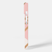 Rose Gold Mosaik Case-Mate iPhone Hülle (Rückseite / Links)