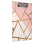 Rose Gold Mosaik Klemmbrett (Rechts)