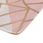 Rose Gold Mosaik Schneidebrett (Ecke)