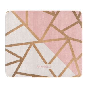 Rose Gold Mosaik Schneidebrett
