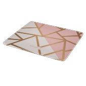 Rose Gold Mosaik Schneidebrett (Ecke)
