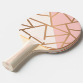 Rose Gold Mosaik Tischtennis Schläger (Vorderseite)