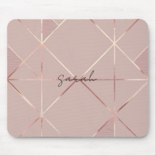 Rose Gold Mouse Pad Mousepad