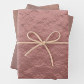 Rose Gold Muster Geschenkpapier Set (Beispiel)