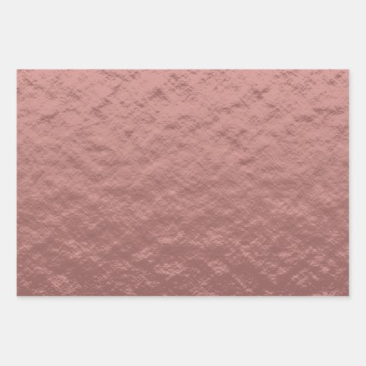 Rose Gold Muster Geschenkpapier Set (Vorderseite)