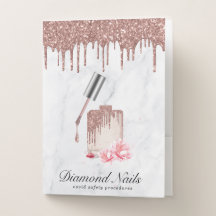 Rose Gold Nail Salon Covid Sicherheitsverfahren
