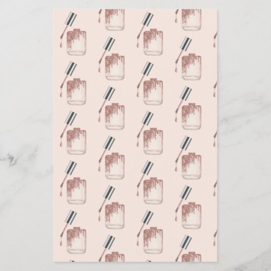 Rose Gold Nail Salon Grand Wiedereröffnung Covid S Flyer (Hinten)