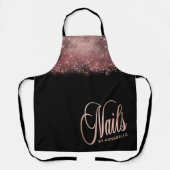 Rose Gold Nails Schürze (Vorderseite)