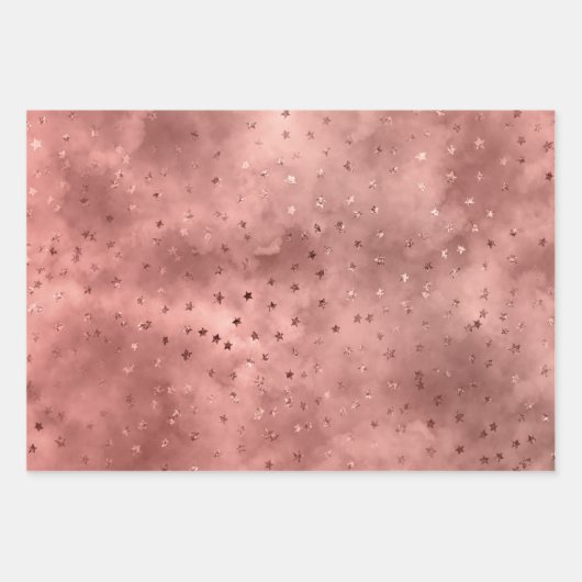 Rose Gold Nightmare Cloud Geschenkpapier Set (Vorderseite 3)