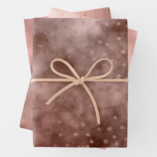 Rose Gold Nightmare Cloud Geschenkpapier Set (Beispiel)