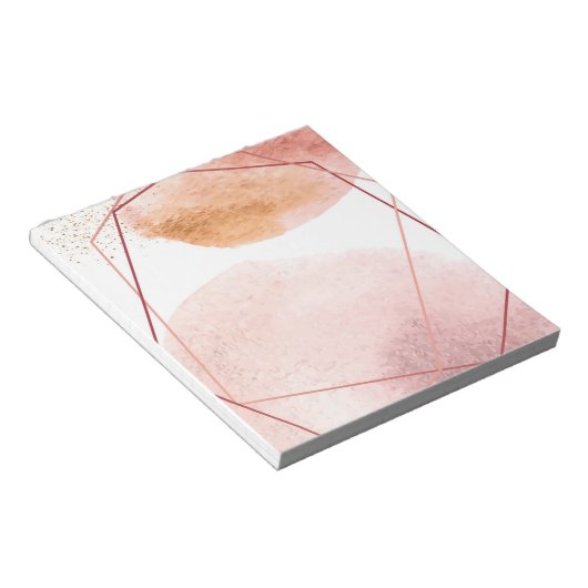 Rose Gold Note Pad Notizblock (angewinkelt)
