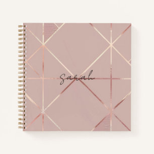 Rose-Gold-Notebook Notizblock