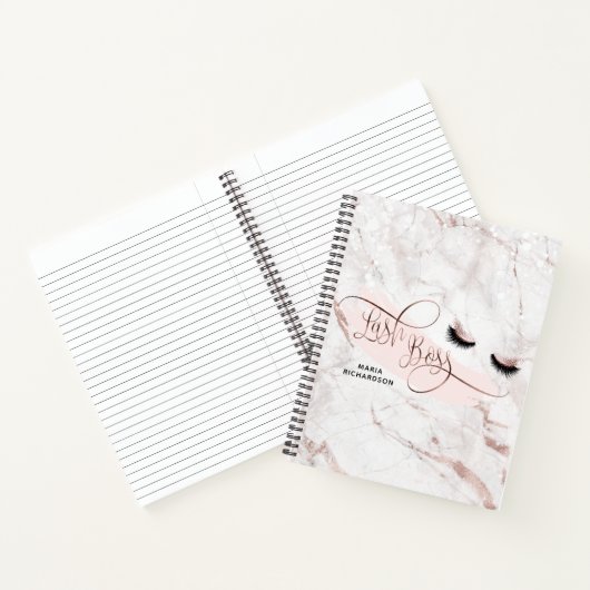 Rose Gold Notizblock (Innenseite)