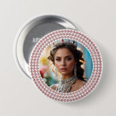 Rose Gold Pageant-Button Glam-Kollektion Button (Vorne & Hinten)