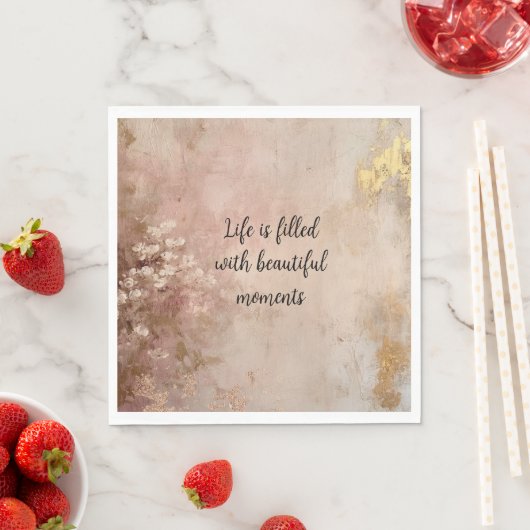 Rose Gold Paint Serviette (Beispiel)