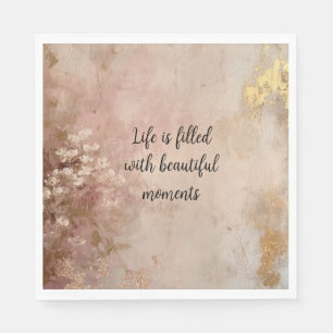 Rose Gold Paint Serviette