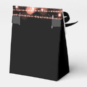 Rose Gold Party Glitzern 18. Geburtstag Gefallen Geschenkschachtel (Rückseite)