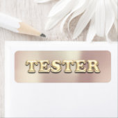 Rose Gold Pearly 3D Tester Sample Contaners (Insitu)