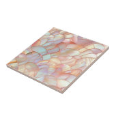 Rose Gold Perlmutter Fliese (Seite)