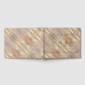 Rose Gold Personalisiertes Gästebuch (Voll)