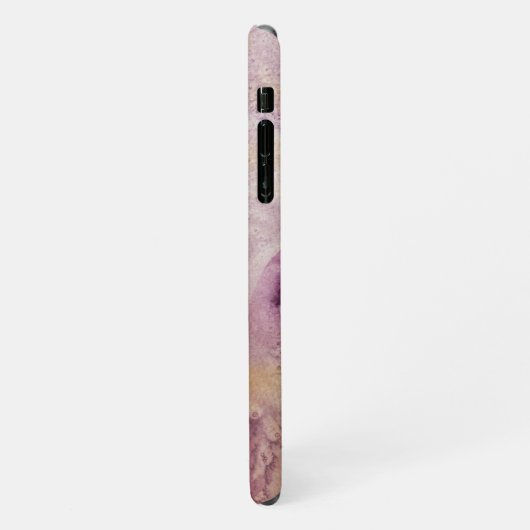 Rose-Gold-Pfau iPhone Hülle (Linke Seite)