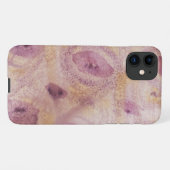 Rose-Gold-Pfau iPhone Hülle (Rückseite (Horizontal))