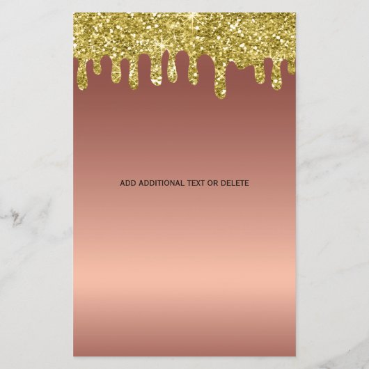 Rose Gold Pink Balloons Grand Opening Flyer (Hinten)