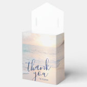 Rose Gold Pink Beach Geburtstag Elegante Geschenkschachtel (Geöffnet)