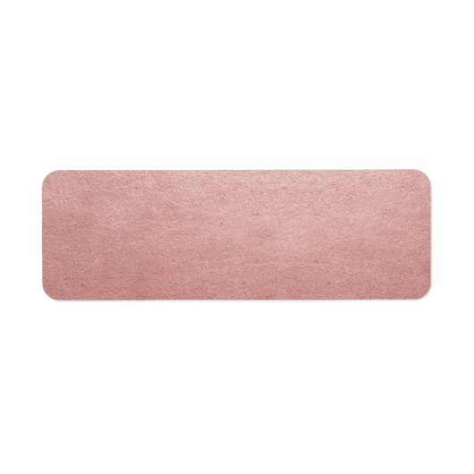 Rose Gold Pink Blank DIY Imitate Foil Address Mail (Vorne)