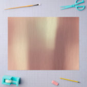 Rose Gold Pink Blush Glam Metallic Minimal Seidenpapier (Basteln)