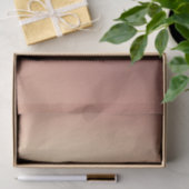 Rose Gold Pink Blush Glam Metallic Minimal Seidenpapier (Geschenk)