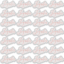 Rose Gold Pink Decorative Jennifer 28 Individual