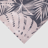 Rose Gold Pink Dunkelrosa Tropenpalmenbaum Blätter Seidenpapier (Ausschnitt)