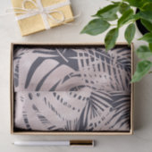 Rose Gold Pink Dunkelrosa Tropenpalmenbaum Blätter Seidenpapier (Geschenk)