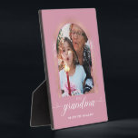 Rose Gold Pink Elegant GRANDMA Geschenke Custom Fotoplatte<br><div class="desc">Rose Gold Pink Elegant GRANDMA Geschenke Custom</div>