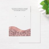 Rose Gold Pink Glam Oost Display Cards (Schreibtisch)