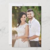 Rose Gold Pink Glitzer Ballon Brautparty Foto Einladung (Rückseite)