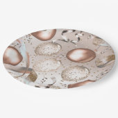 Rose Gold Pink & Glitzer Balloons Sweet 16 Party Pappteller (Schrägansicht)